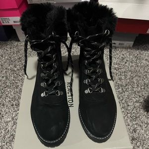 Kenneth Cole Fur Trimmed Women’s Seude Boots
